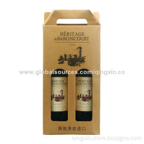 Wine Box, customized sizes, logos, designs and die-cuts welcomed